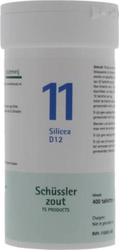 Pfluger Schussler Zout nr 11 Silicea D12 - 1 x 400 tabletten