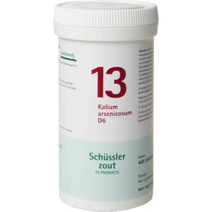Pfluger Schussler Zout nr 13 Kalium Arsenicosum D6 - 1 x 400 tabletten