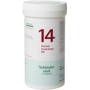 Pfluger Schussler Zout nr 14 Kalium Bromatum D6 - 1 x 400 tabletten