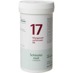 Pfluger Schussler Zout nr 17 Manganum Sulfuric D6 - 1 x 400 tabletten
