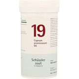 Pfluger Schussler Zout nr 19 Cuprum Arsenicosum D6 - 1 x 400 tabletten