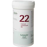 Pfluger Schussler Zout nr 22 Calcium Carbonicum D6 - 1 x 400 tabletten