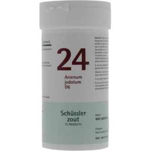 Pfluger Schussler Zout nr 24 Arsenum Jodatum D6 - 1 x 400 tabletten