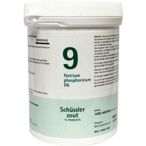 Pfluger Schussler Zout nr 9 Natrium Phosphoricum D6 - 1 x 1000 tabletten