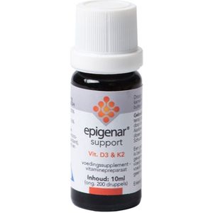 Epigenar Support vitamine D3 & K2 druppels 10 Milliliter