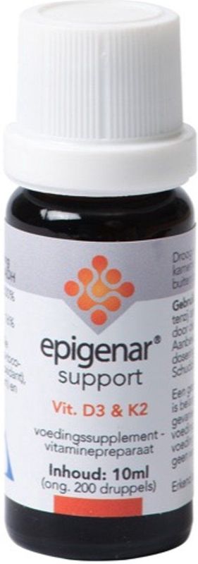 Epigenar Support vitamine D3 & K2 druppels 10 Milliliter