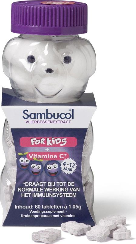 Sambucol Kids kauwtabletten 60 stuks