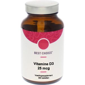 Best Choice Best ch vit d3 15mg 360 tabletten