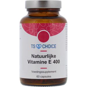 TS Choice Natuurlijke Vitamine E 400 Capsules