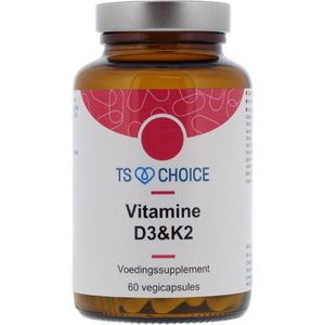 TS Choice Vitamine D3 25 Mcg K2 45 Mcg 60 capsules