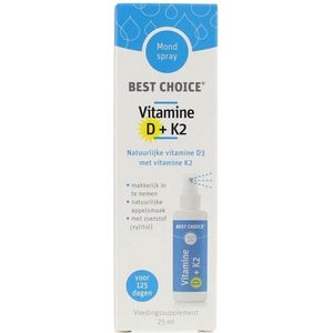 TS Choice Vitaminespray vitamine D3 + K2 25 Milliliter