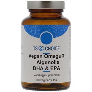 TS Choice Vegan omega 3 algenolie DHA & EPA 60vc