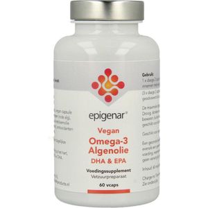 Epigenar - Omega 3 Algenolie - Vetzuren - Vegetarisch - 60 Capsules