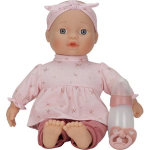 Little Dutch - Babypop Lily - Rosy Meadows - Zacht Lijfje - Inclusief Fopspeen