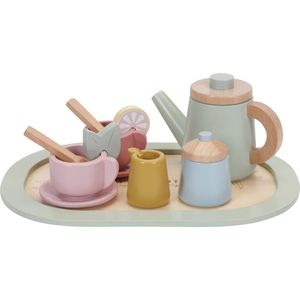 Little Dutch - Houten Theeservies - Speelgoed - Multicolor - Hout