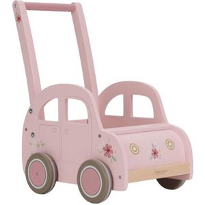 ROBUD Houten loopwagen, baby loophulp, cognitieve ontwikkeling, roze ROBUD Houten loopwagen, baby loophulp, cognitieve ontwikkeling, roze