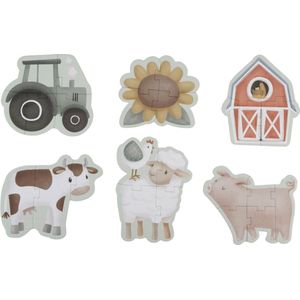 Little Dutch - 6 in 1 puzzel FSC - Little Farm