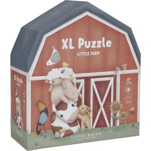 Little Dutch - Vloerpuzzel - Boerderij - 42 Stukjes