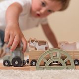 Little Dutch - Treinset - Little Farm - Hout - Inclusief Figuren en Dieren