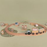 Little Dutch - Treinset - Little Farm - Hout - Inclusief Figuren en Dieren