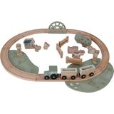 Little Dutch - Treinset - Little Farm - Hout - Inclusief Figuren en Dieren