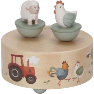 Little Dutch - Muziekdoosje - Little Farm - Hout - FSC
