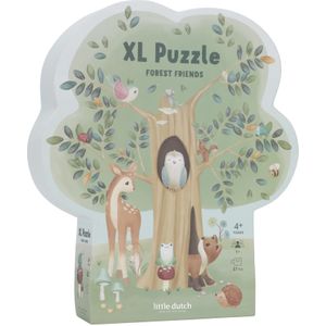 Little Dutch - Vloerpuzzel - Forest Friends - 37 Stuks