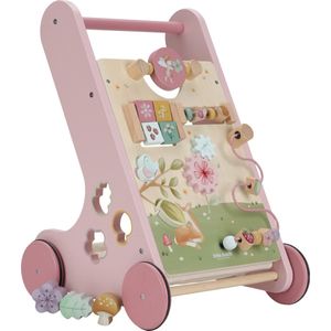 Little Dutch - Activiteiten Loopwagen - Roze - 8 Activiteiten