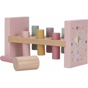 Little Dutch - Houten Hamerbank Fairy Garden - Speelgoed - FSC - 8dlg.