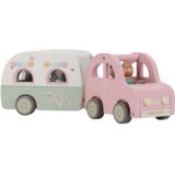 Little Dutch - Speelgoed Auto - Roze - Hout