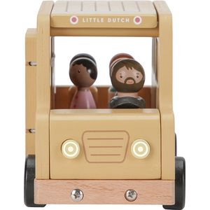 Little Dutch - Schoolbus - Speelgoed - Hout - Met Poppetjes