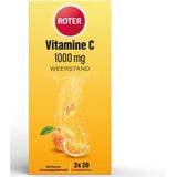 Roter Vitamine C Bruis - 1000 mg - 40 Bruistabletten
