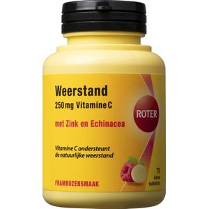 Roter Vitamine C weerstand forte 250mg met Zink en Echinacea 75 tabletten