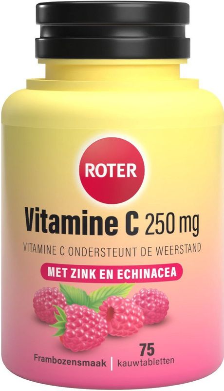 Roter Vitamine C weerstand forte 250mg met Zink en Echinacea 75 tabletten