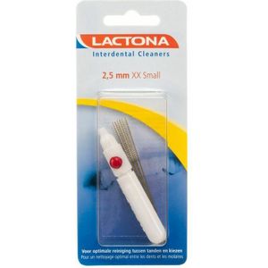 Lactona Interdentalborstels XXS - 2,5 mm - Nylon - Zacht