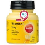 Roter Vitamine C 70mg - Vitamine C ondersteunt je weerstand - 200 kauwtabletten met citroensmaak