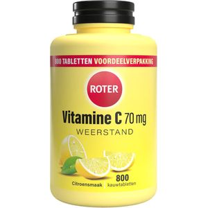Roter - Vitamine C - 70mg - 800 Kauwtabletten - Citroensmaak