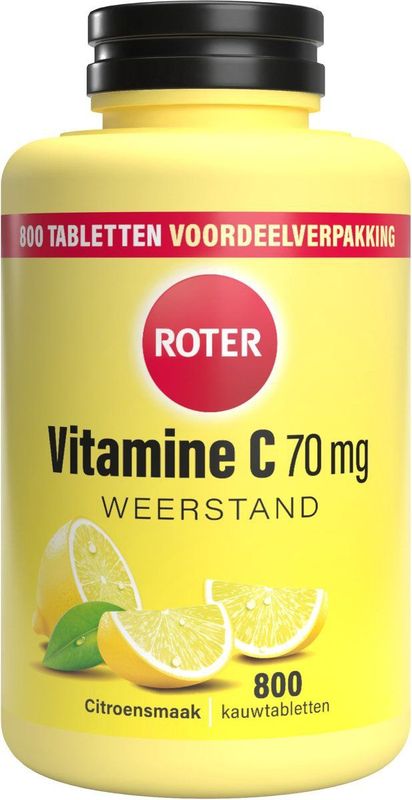 Roter - Vitamine C - 70mg - 800 Kauwtabletten - Citroensmaak