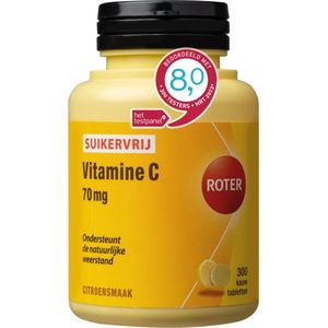 Roter Vitamine C 70 mg suikervrij 300 Tabletten