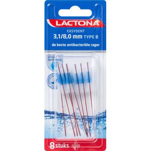 Lactona Easydent B 3.1-8mm zonder houdertje  8 stuks