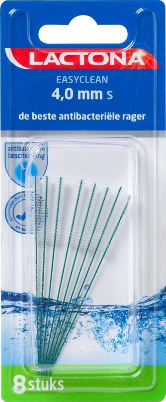 Lactona - EasyClean Ragers - Blisterverpakking - 8 Stuks - 4 mm
