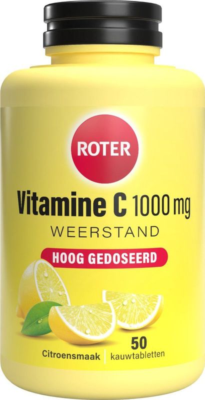 Roter Vitamine C 1000 mg Forte Citroen 50 kauwtabletten