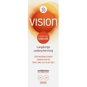 Vision Every Day Sun Protection Zonnebrand - SPF 30 - 90 ml