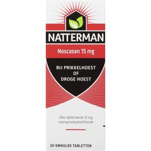 Natterman - Noscasan - Geneesmiddel - 15 mg - Omhulde Tabletten