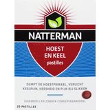 Natterman - Hoest- en Keelpastilles - Suikervrij - Ectoin® Hydro Complex