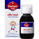 Dampo Kids Kindersiroop Alle Hoest + Vrije luchtwegen - Voor droge en vastzittende hoest - Vanaf 1 jaar - Medisch hulpmiddel - 100 ml