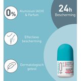 Deoleen 0% Aluminium - Deodorant Regular Roller - 24 uur effectieve bescherming - 0% parfum - Dermatologisch getest - Anti-witte strepen - 50 ml