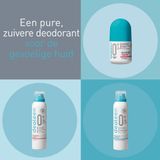 Deoleen 0% Aluminium - Deodorant Regular Roller - 24 uur effectieve bescherming - 0% parfum - Dermatologisch getest - Anti-witte strepen - 50 ml