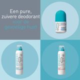 Deoleen 0% Aluminium - Deodorant Sensitive Roller - 24 uur effectieve bescherming - 0% parfum & 0% alcohol - Dermatologisch getest - Anti-witte strepen - 50 ml