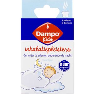 Dampo Kids inhalatiepleister diervormig  6 stuks